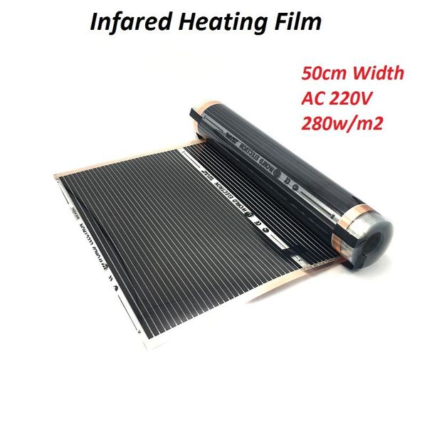 

all sizes warm floor infrared carbon ac220v 280w/m2 underfloor heating film