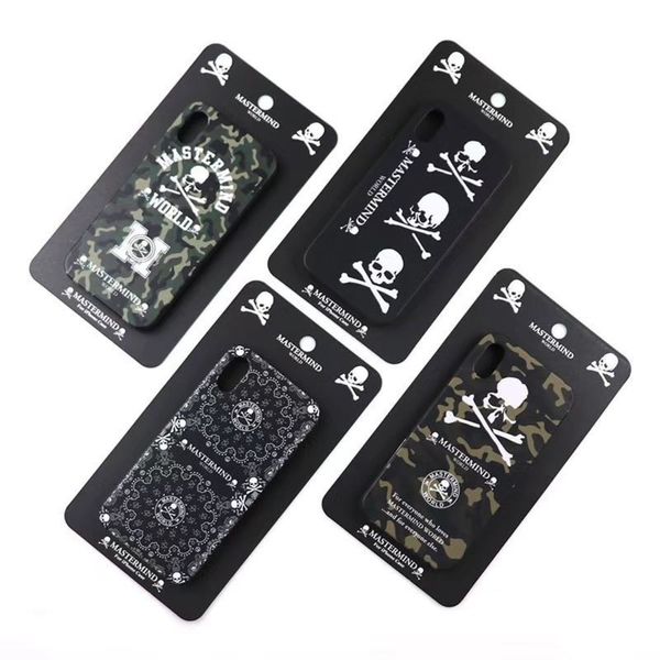 

mastermind vip case, black soft silicone case with bright skull pattern, suitable for vip 7, 8 plus, x, xr, xs, 11, 12 pro max