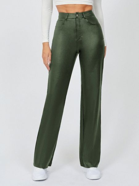 

tall high waist straight leg jeans q20s#, Blue