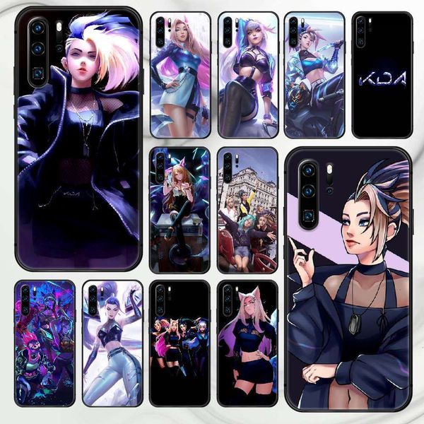 

rfbglol kda alliance legendary mobile phone huawei p mate 10 20 30 40 lite pro smart z 2019 nova 5t mobile phone black fashion raincoatzasw