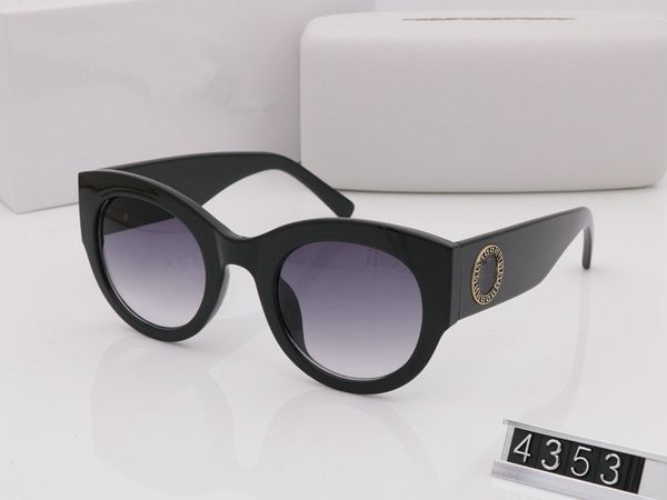 

4353 дизайнерские солнцезащитные очки для мужчин женщины солнцезащитные очки для женщин солнцезащитные очки мужчины дизайнерские очки женщин, White;black