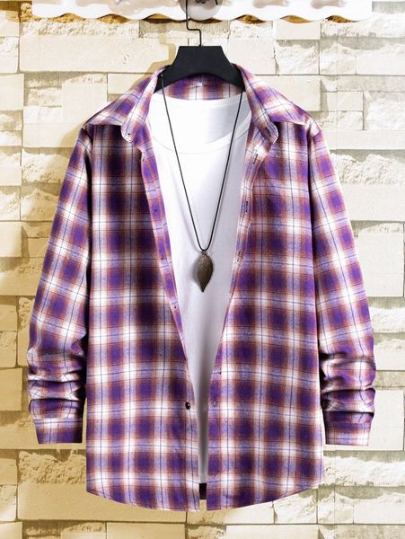 

men tartan shirt without tee y8b0#, White;black