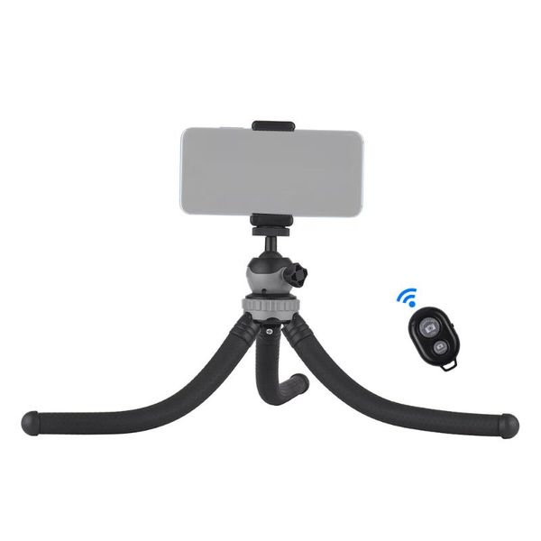 

flexible ocs tripod with 360 ball head phone holder phone remote controller for heor 6/5/4/3+/3 for canon nikon sony