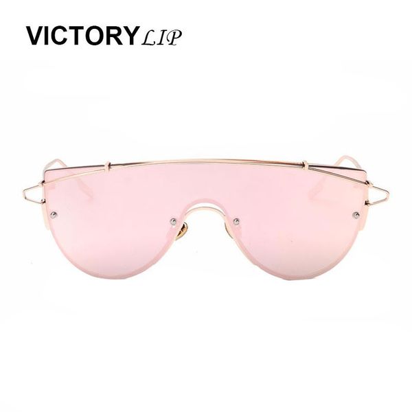 

sunglasses victorylip fashion men brand designer ladies pilot sun glasses women clear frame flat lens protection eye wear, White;black