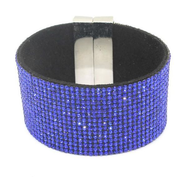 

xqni brand classic crystal female leather bracelet bangles 19cm rhinestone wrap charm women bracelet jewelry jllhth, Golden;silver