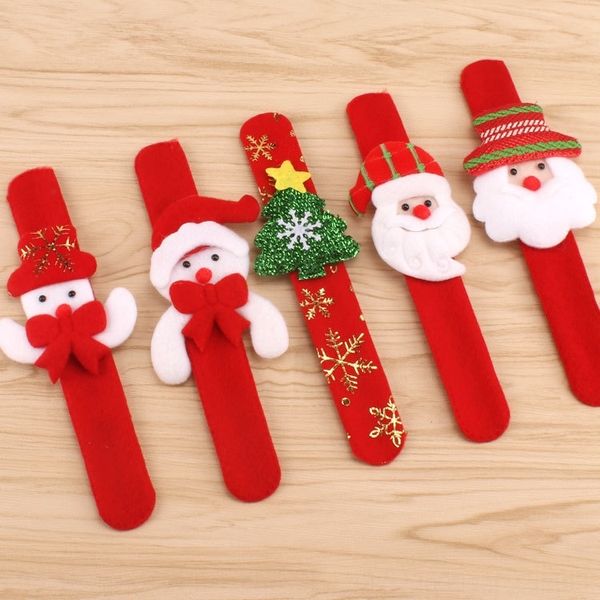 

tqj0w patting ring children's snap ring christmas small gift christmas creative bracelet bracelet giftprop gift props decorative articl
