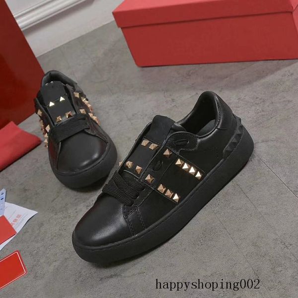 

all black lady comfort casual dress shoe sport sneaker mens casual leather shoes italy womens leisure walking trainers lowsneakers