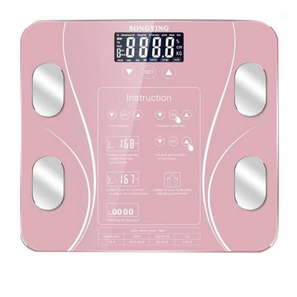 

electric body fat scale floor balance scales body composition analysis health scale household weight measuring weighing tool1