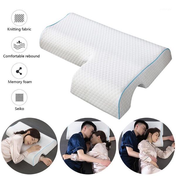 

lovers pillow women men left right arm memory pillow head neck bed supplies1