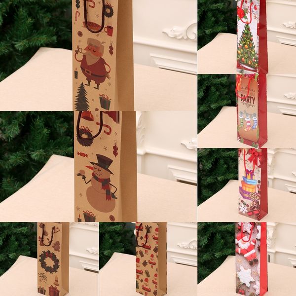 

wkegs household kraft paper wine red wine bottle christmas christmas goods bag gift bagkraft bqct5 gift bag paper