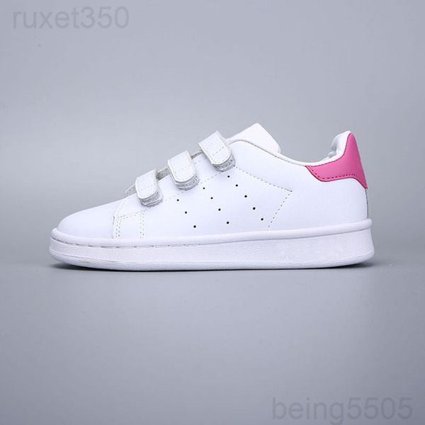 

2020 kids children supersta boy girl baby shoes hook & loop pink black multi white samba gazelle og stan smith trainers running shoes m6uur