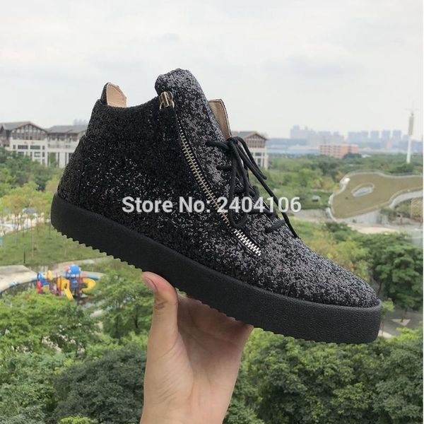 

men casual sequined cloth party shoes male loafers new arrival outdoor gentlemen comfortable luxury fashion shoes, Black