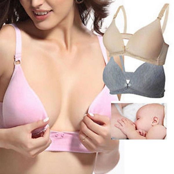 

gym clothing breastfeeding bras maternity bra for feeding pregnancy button underwear clothes pregnant women solid comfortable sports bra1, White;black