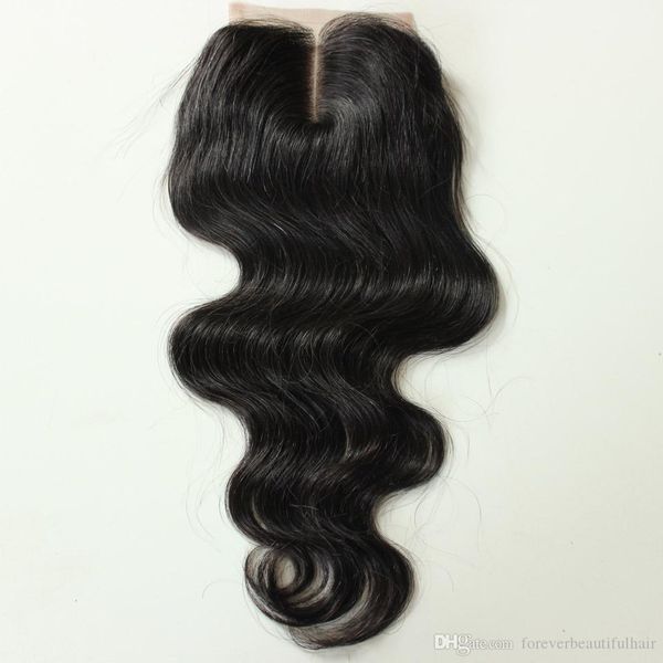 

grade malysian human hair body wave middle part lace closure 3.5*4 inch swiss lace hair piece, Black;brown