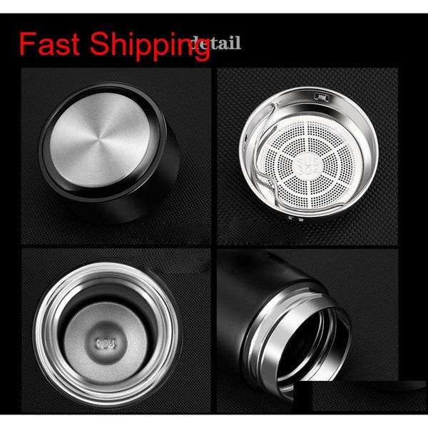 

500ml stainless steel thermos black tea vacuum flask with lid anti-scalding water bottle travel insulation qylovk dh_seller2010