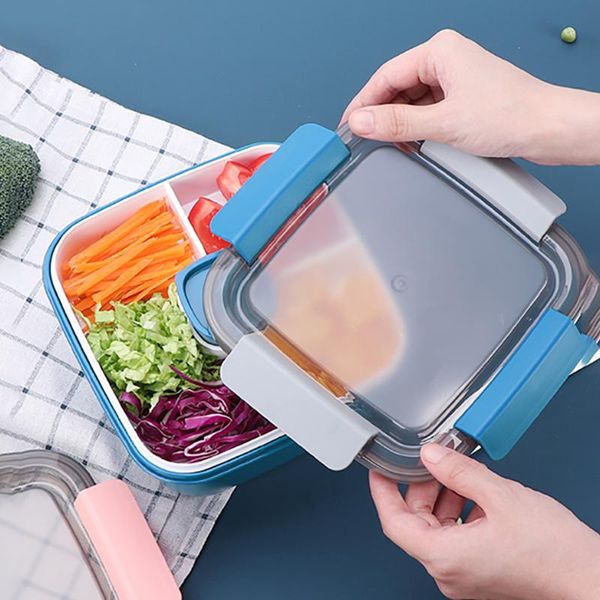 

baispo heated lunch box for kids bento box japanese style with tableware compartment design kitchen food container microwaveable bbymjg