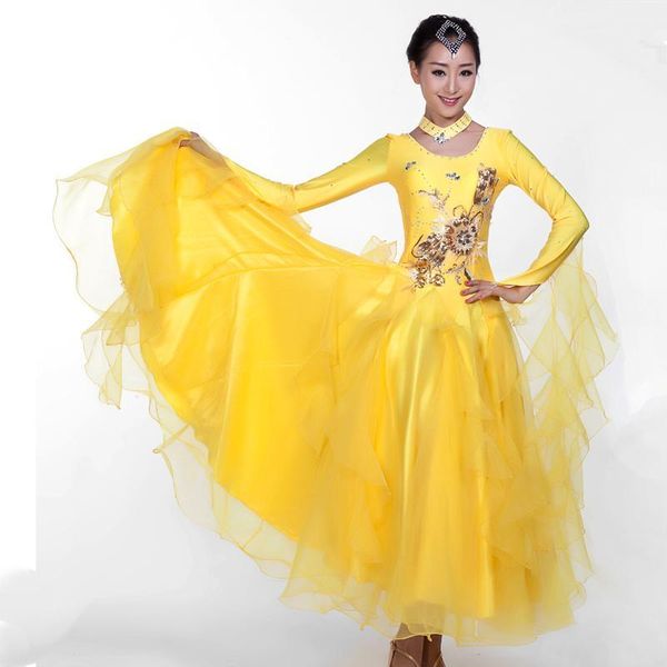 

women's extra plus size modern dance costume standard ballroom dancing one-piece dress performance ballroom dance costumes mq2351, Black;red