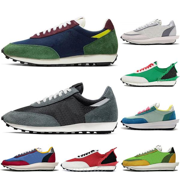 

fashion waffle running shoes ldv women men chunky dynamic yellow varsity blue black grey university red mens trainers sport sneakers 36-45