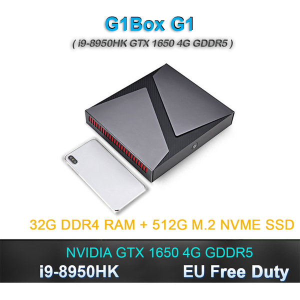 

svmiy g1box g1 пк игрового компьютера 32g ddr4 ram 512 г nvme ssd i9 8950hk 9750h 9300h компьютерная игра рс special для большой игры