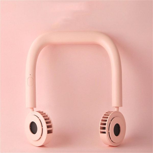 

usb charging fan portable mini hanging neck fan
