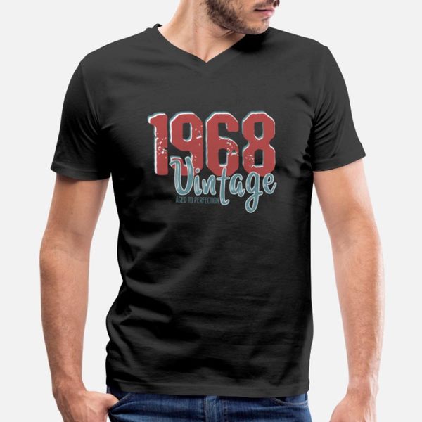 

1968 vintage aged to perfection 50th birthday tee designers graphic t shirt retro casual tracksuit hoodie sweatshirt