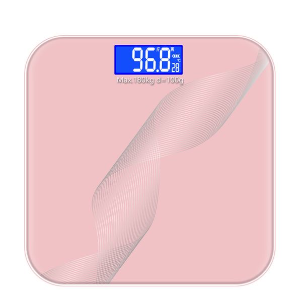 

usb rechargeable electronic weighing scale household healthy precision body scale weight loss meter usb recharge