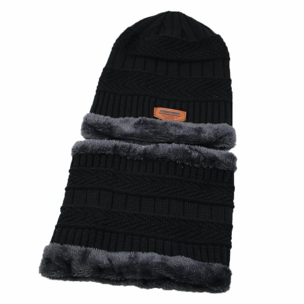 

winter riding windproof and cold thickening warm knitted hat scarf scarf hat men's outdoor sports bike ski mask, Blue;gray