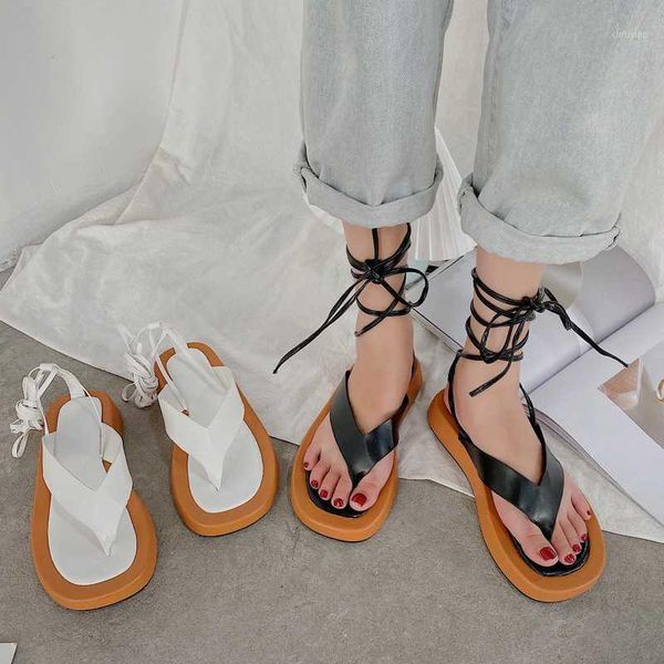 

sandals women 2020 new japanese bind sponge with fashion anti-slip clip toe female sandals joker roman1, Black