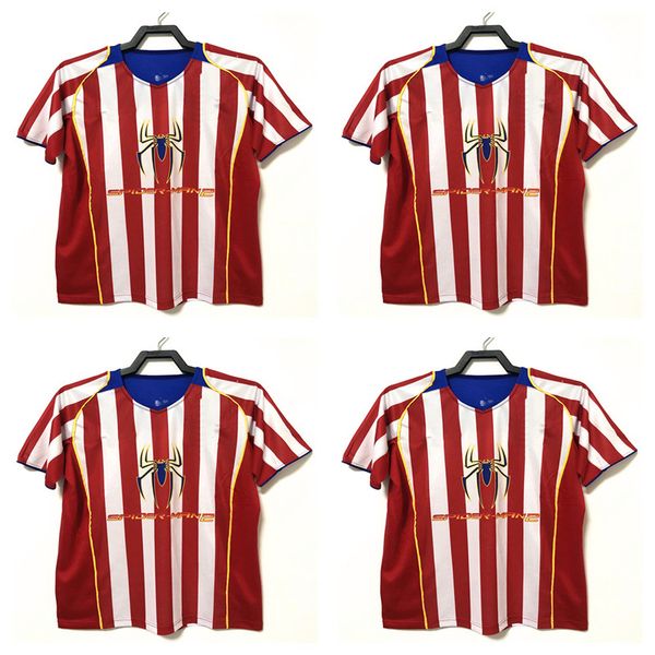 

2004 2005 home shirt retro soccer jerseys f.tottes torres gronkjaer sergi luccin ibagaza 04 05 classic football shirt, Black;yellow