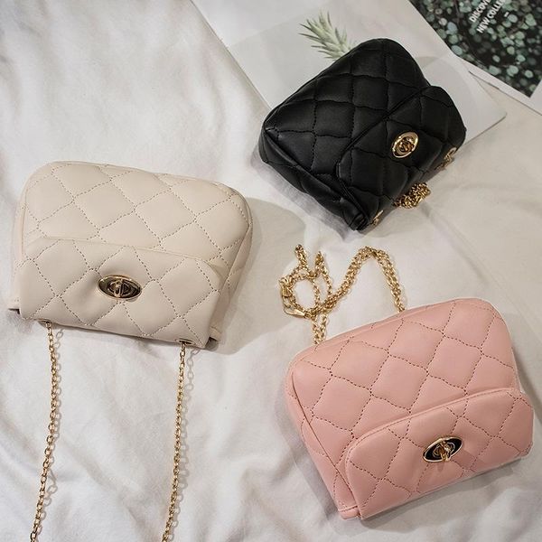 

bag 2021 new korean version embroidered diamond sloping across the mobile phone bag