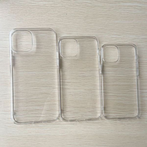 

transparent phone case for iphone 12 pro max xs xr 8 7 6 plus samsung s20 anti-fall tpu protective shockproof clear case cover