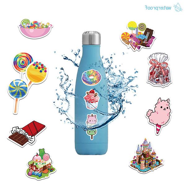 

50 pieces of candy cartoon graffiti stickers for helmet luggage notebook skateboard