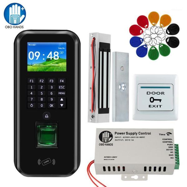 

tcp/ip/rs485 rfid door access control system software fingerprint biometric time attendance 180kg magnetic / strike/ bolt lock1