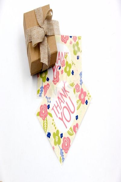 

50pcs plastic bags thank you cookie candy bag self adhesive for wedding birthday party gift bag biscuit baking packaging bag bbydrn sweet07