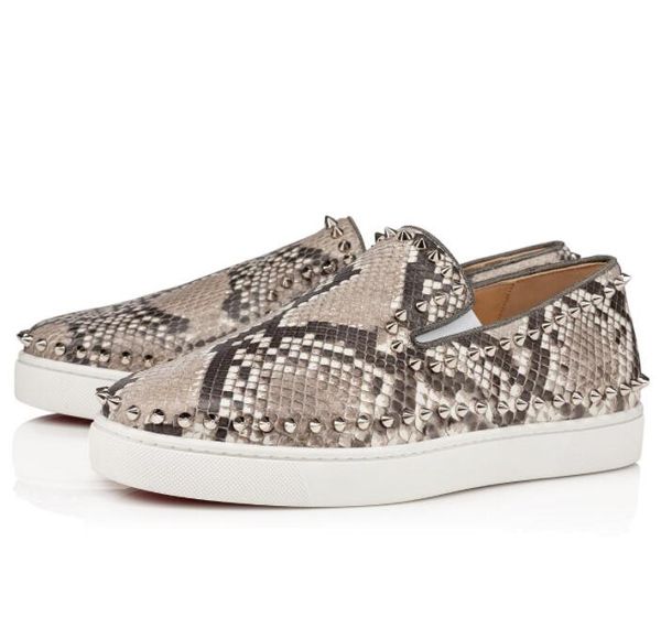 

popular 2021s gentleman pik boat men red bottom oxford walking slip-on spikes red sole leisure flats luxurious brands party wedding dress, Black