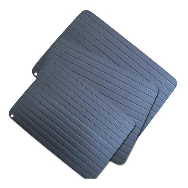 

1pc fast defrost tray fast thaw frozen meat fish sea food quick defrosting plate board tray kitchen gadget tool drop bbybbc