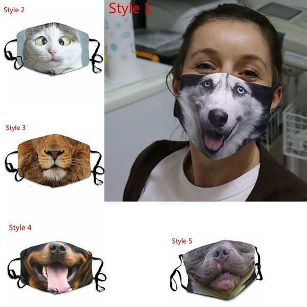

protective animal ear-hanging printing face covering 3d-print washable reusable mouth mask designer masks iia352