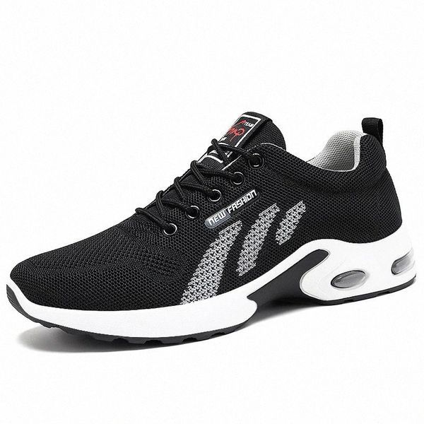 

men casual shoes breathable sneakers mesh running shoes man walking sports outdoor male trainer lightweight footwear #p05b