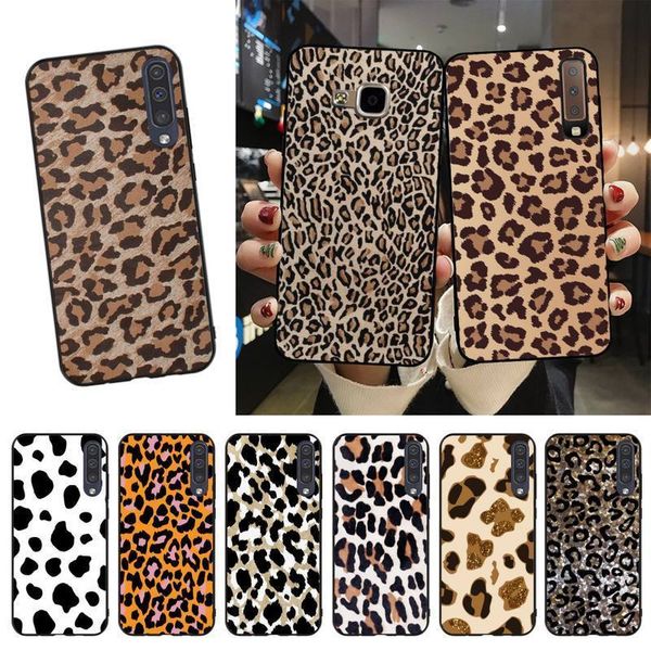 

maiyaca leopard печати shell телефон чехол для samsung a51 a71 a40 a50 a70 a10 a20 a30 a6 a7 a8 a9