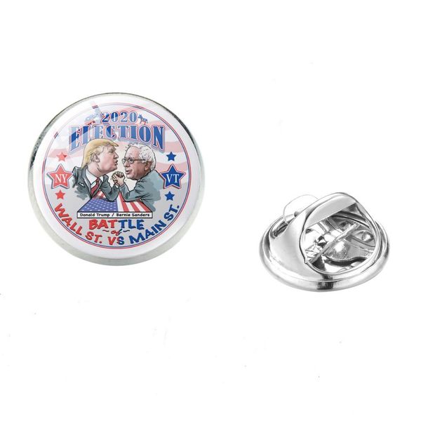 

bernie usa 2020 presidential election glass cabochon brooch biden politics election p brooches women men jewelry gift sqcxkk hat7890, Gray