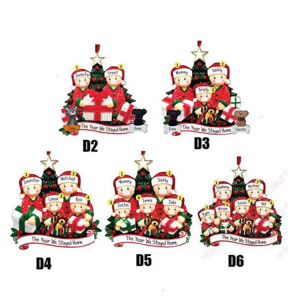 

2020 style greeting christmas survivor ornament diy fashioni6gs6 family quarantine xmas party pandemic social distancing