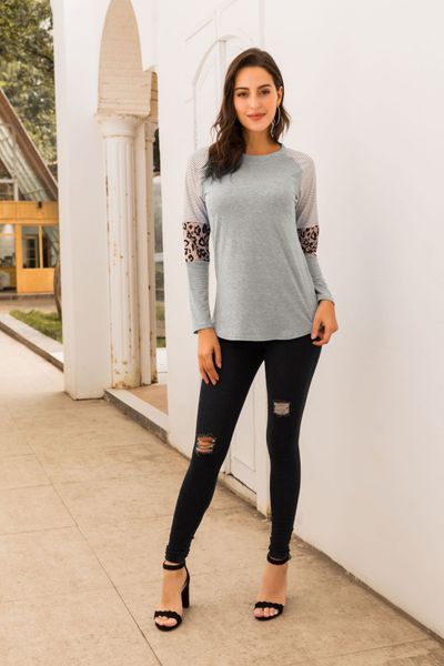 

womens casual round neck long sleeve t shirt elbow striped pullover tunic for lday, White