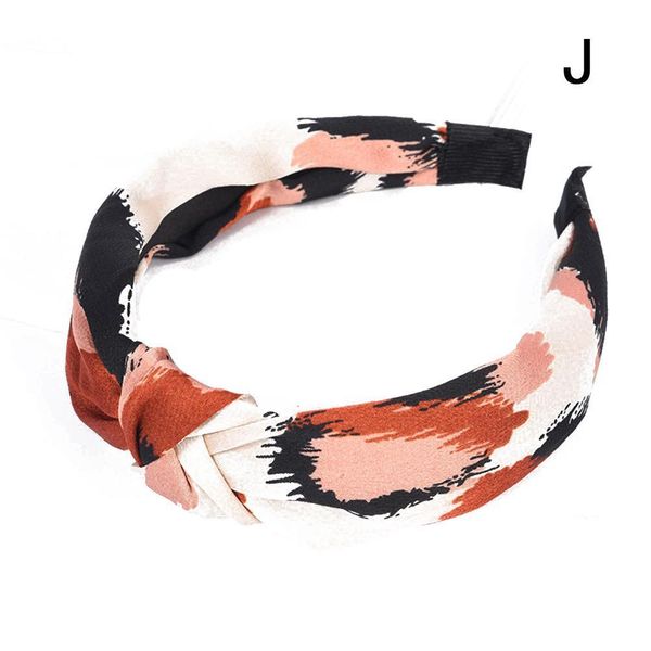 

fashion leopard printed twist knot headband turban women girls luxury elastic hair bands cross knotted stretchy head hoop wrap q bbyiro