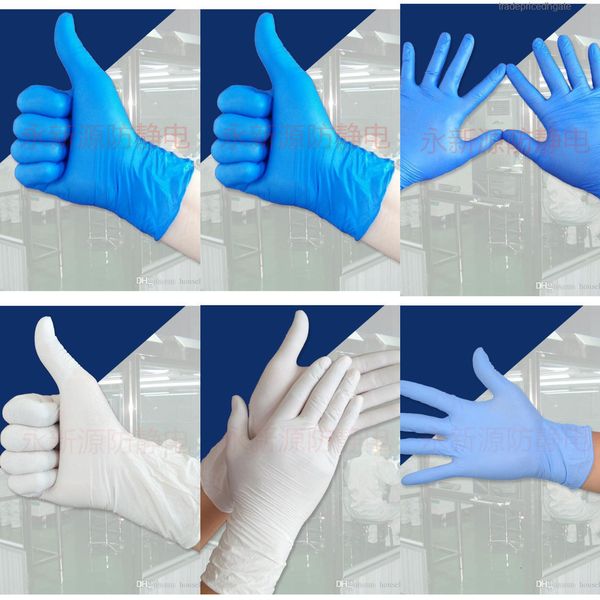 

powder colored disposable examination nitrile child 100pcs adults gloves rubbe 9sx2