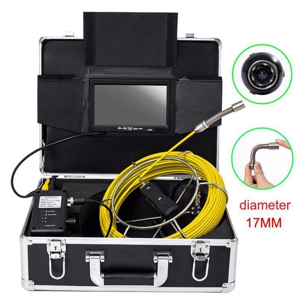 

cameras 7 inch lcd monitor 20m cable 23mm/17mm/6.5mm sewer drain pipe ip68 waterproof support video recording1