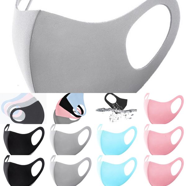 

unv48ice silk anti kid dust face mouth cover pm2.5 mask respirator dustproof anti-bacterial washable reusable masks in stock 7