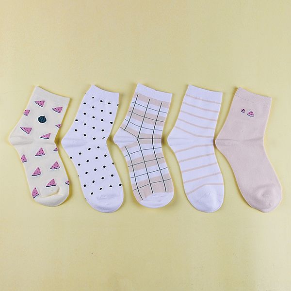 

новая сеть красный хлопок осенью и зимой 2019 кампуса ветра в трубе женских симпатичных спортивных носков в женской модной хлопковые носки 3, Black