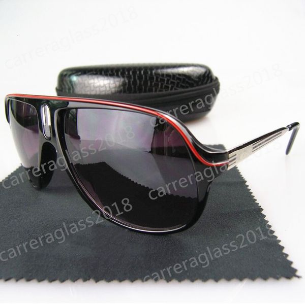 

fashion men women retro sunglasses black square metal & plastic sun glasses uv400 design eyewear with and case, White;black