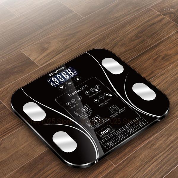 

bathroom & kitchen scales smart weight scale electronic floor digital body fat weighing weegschaal 13 index 0.2-180kg1