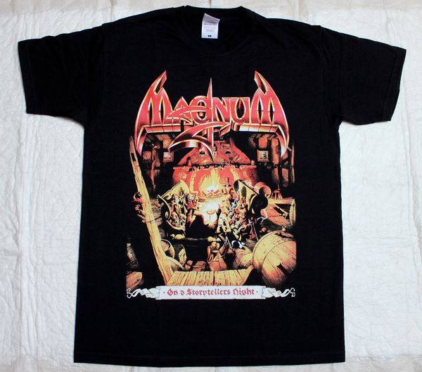 

magnum on a storyteller's night'85 progressive rock hard rain new black t-shirt fashion logo printing t shirt sport hooded sweatsh